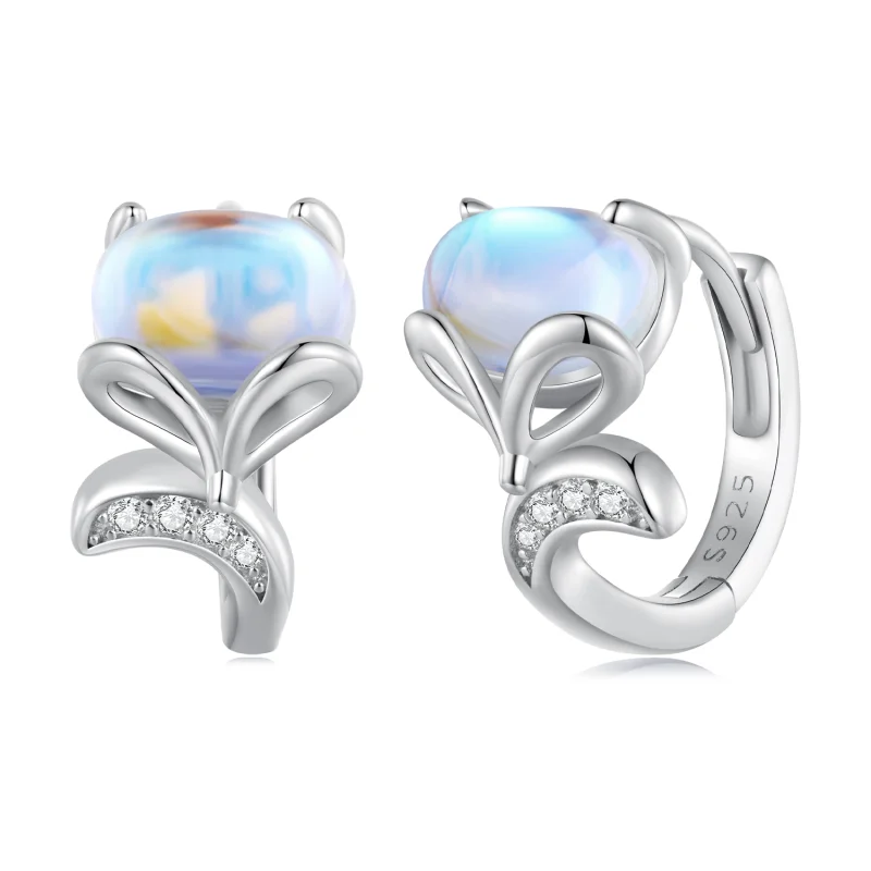 (Bild für) Pandora Style Fuchs Ohrringe - SCE1582 - Ansicht 8