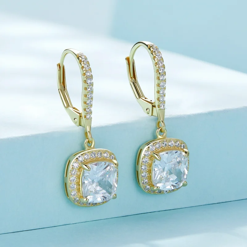 (Bild für) Pandora Style Golden Bright Time Ohrgehänge - SCE520-B - Ansicht 2