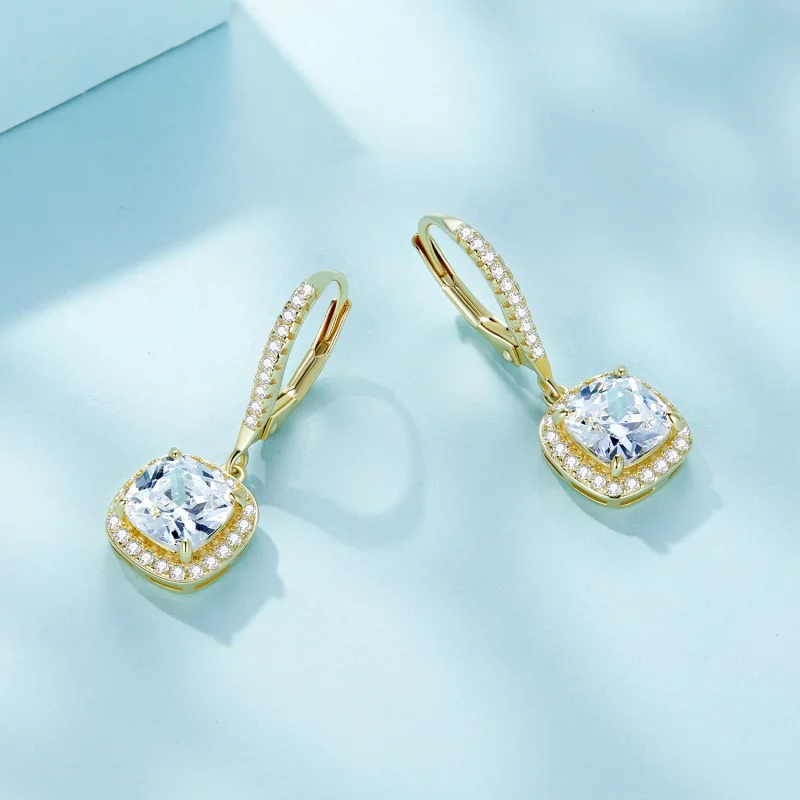 (Bild für) Pandora Style Golden Bright Time Ohrgehänge - SCE520-B - Ansicht 3