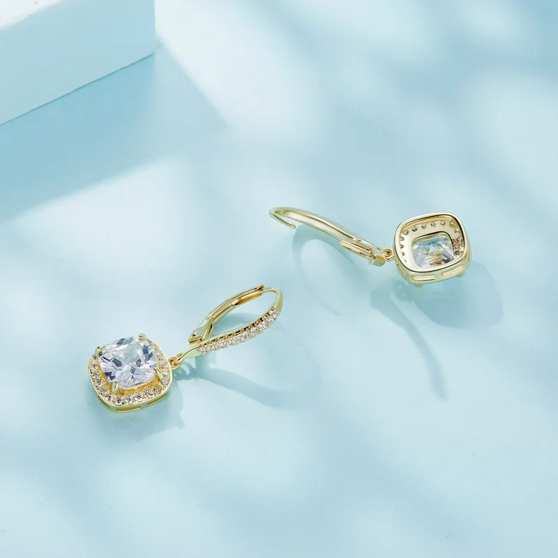 (Bild für) Pandora Style Golden Bright Time Ohrgehänge - SCE520-B - Ansicht 4