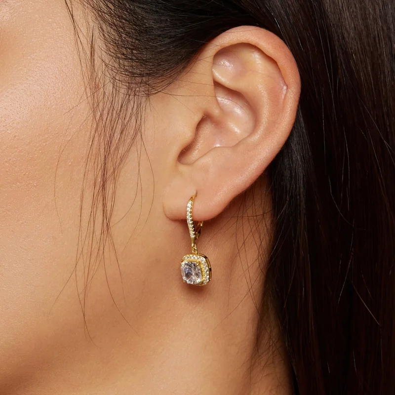 (Bild für) Pandora Style Golden Bright Time Ohrgehänge - SCE520-B - Ansicht 7