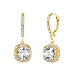 (Bild für) Pandora Style Golden Bright Time Ohrgehänge - SCE520-B