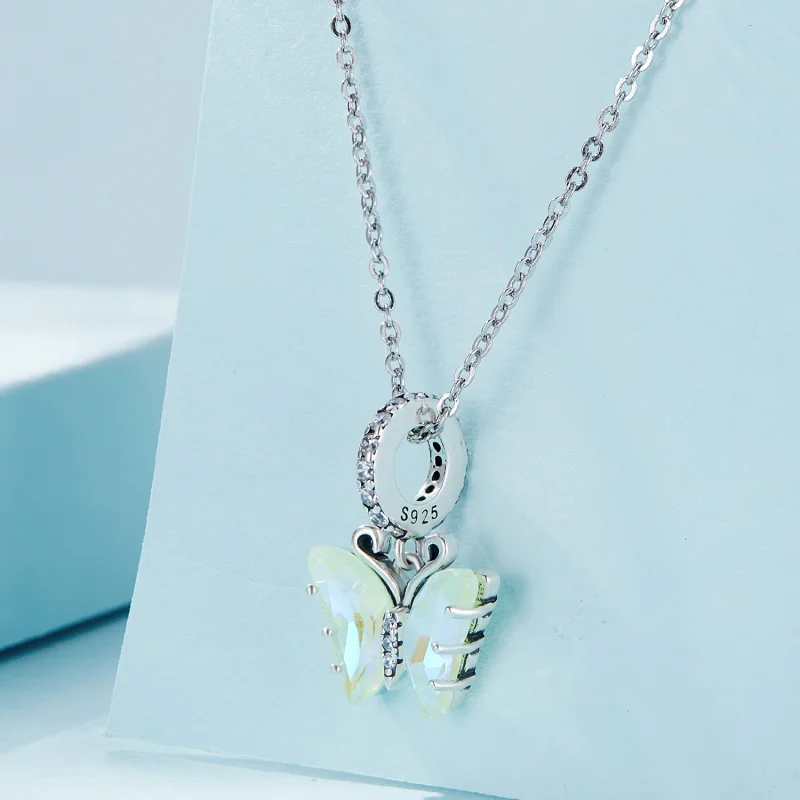 (Bild für) Pandora Style Grün Aurora Schmetterling Anhänger - SCC2305-GN - Ansicht 2
