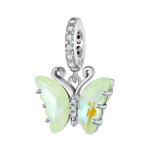 (Bild für) Pandora Style Grün Aurora Schmetterling Anhänger - SCC2305-GN