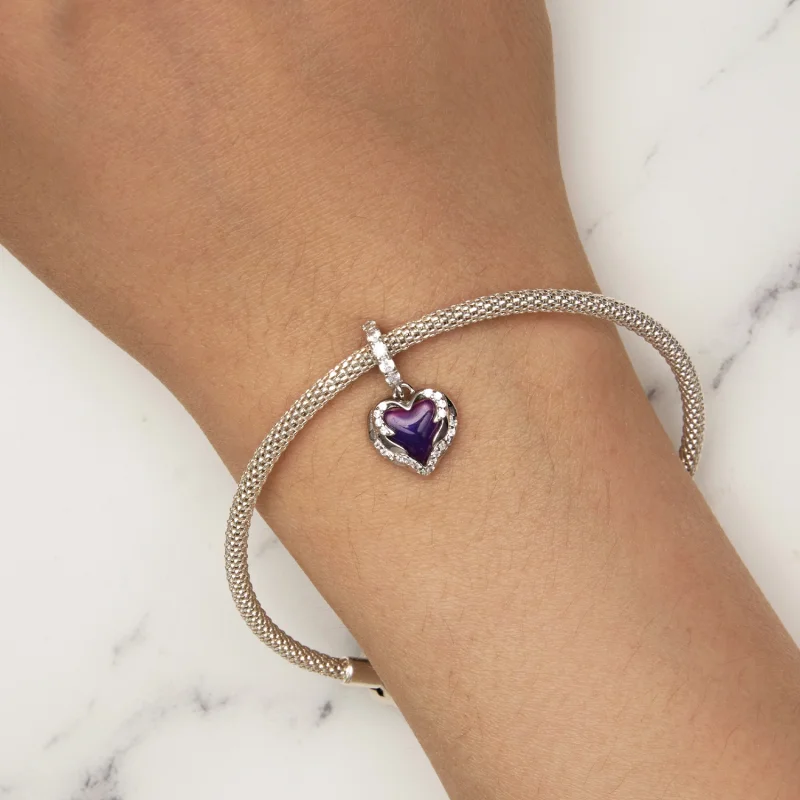 (Bild für) Pandora Style Guardian Heart Anhänger - BSC900 - Ansicht 8