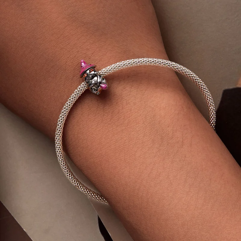 (Bild für) Pandora Style Halloween Hexenkatze-Anhänger - SCC2625 - Ansicht 7