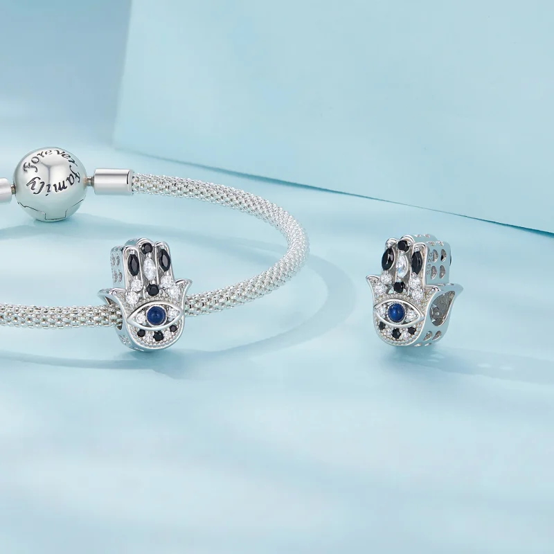 (Bild für) Pandora Style Hand of Fatima Charm - SCC2522 - Ansicht 4