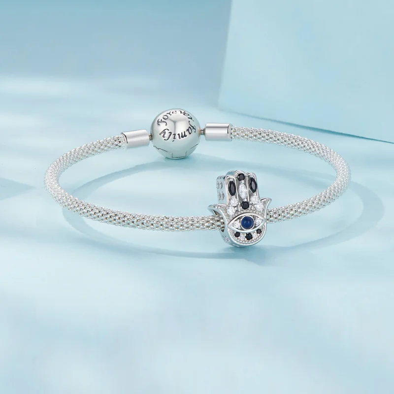 (Bild für) Pandora Style Hand of Fatima Charm - SCC2522 - Ansicht 5