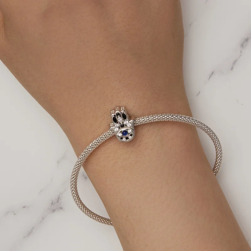 (Bild für) Pandora Style Hand of Fatima Charm - SCC2522 - Ansicht 7
