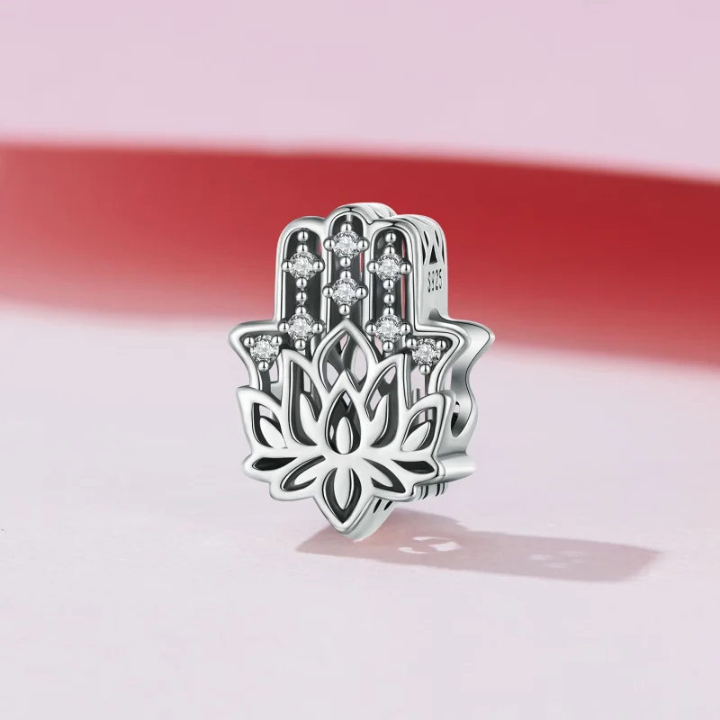 (Bild für) Pandora Style Hand of Fatima Charm - SCC2628 - Ansicht 2