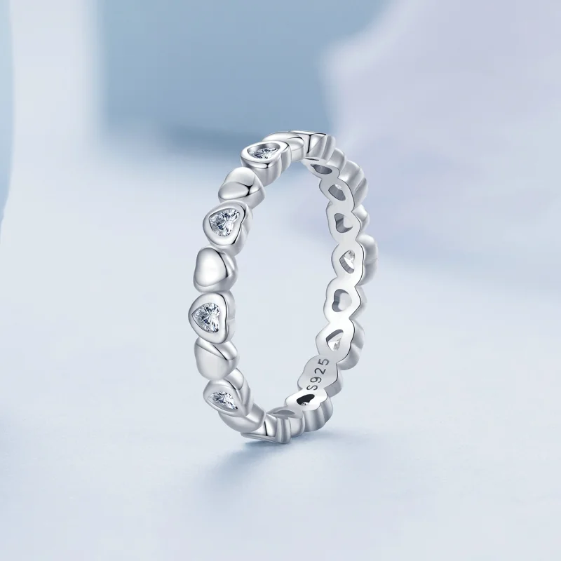(Bild für) Pandora Style Hearts Ring - BSR421 - Ansicht 2