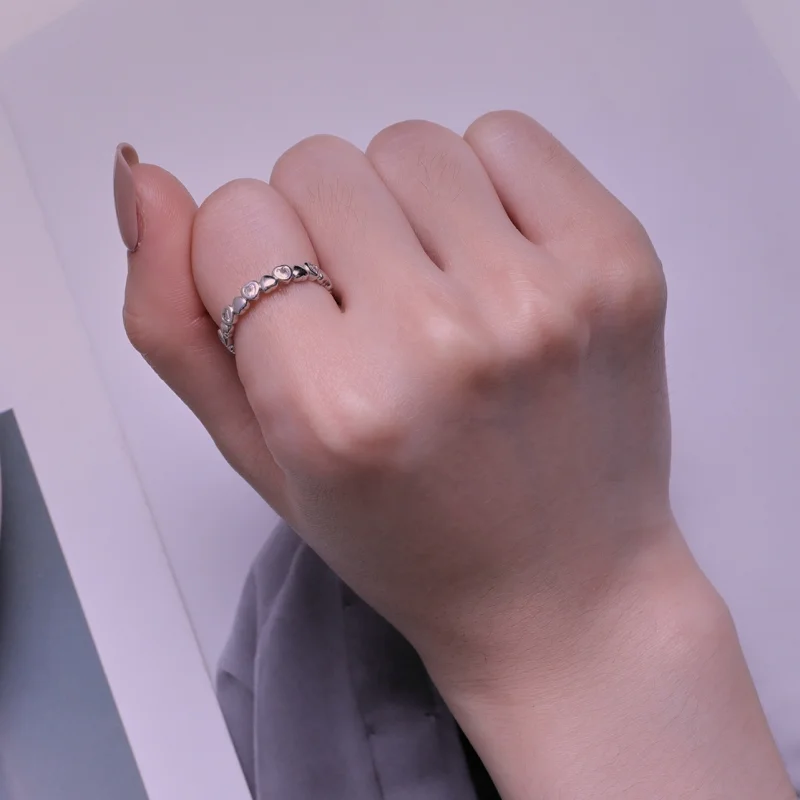 (Bild für) Pandora Style Hearts Ring - BSR421 - Ansicht 6