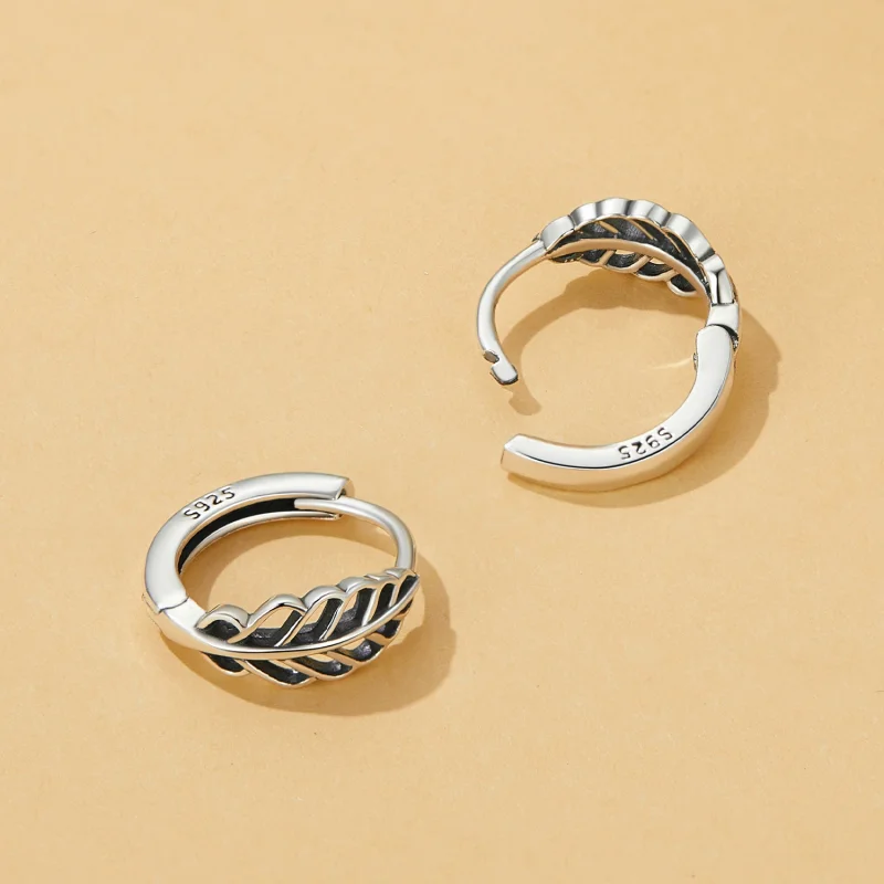 (Bild für) Pandora Style Herbstblätter Ohrringe - SCE1636 - Ansicht 4