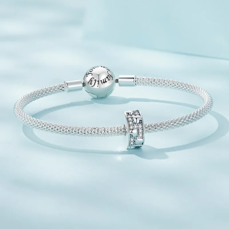 (Bild für) Pandora Style Herz-Clip - SCC2492 - Ansicht 5