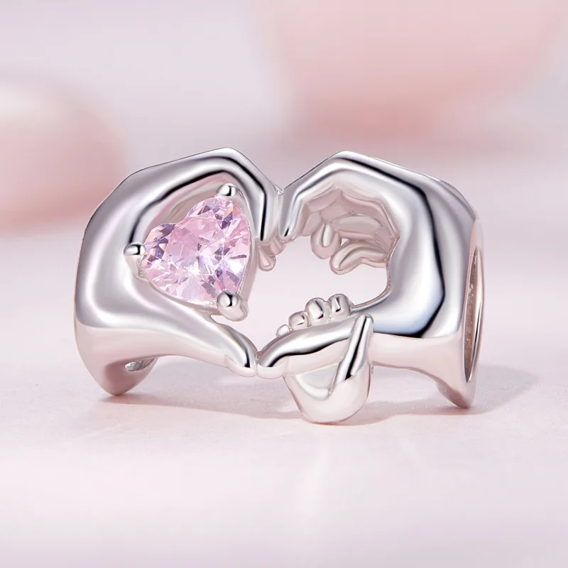 (Bild für) Pandora Style Herz-Geste-Anhänger - BSC829 - Ansicht 2