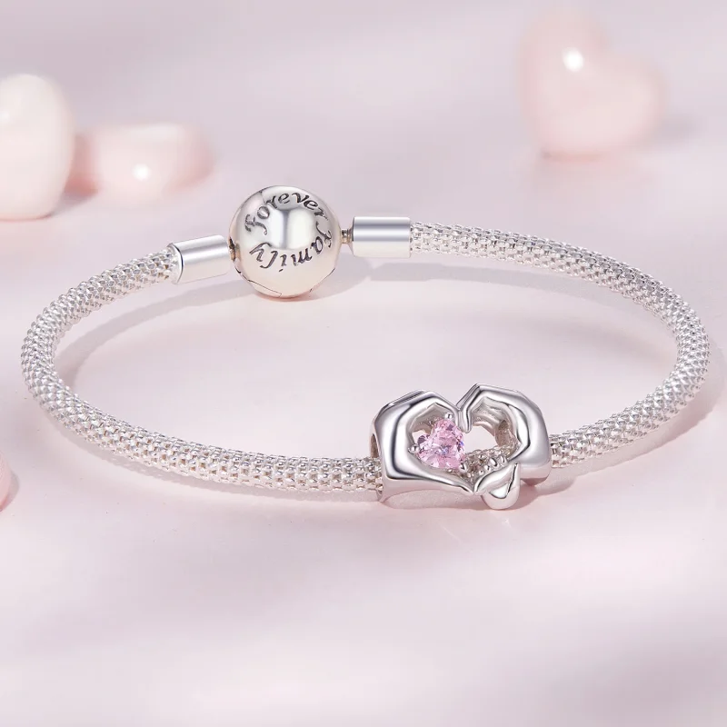 (Bild für) Pandora Style Herz-Geste-Anhänger - BSC829 - Ansicht 5
