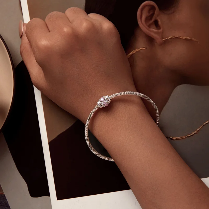 (Bild für) Pandora Style Herzförmiger Schmuckanhänger mit Taille - BSC924 - Ansicht 6