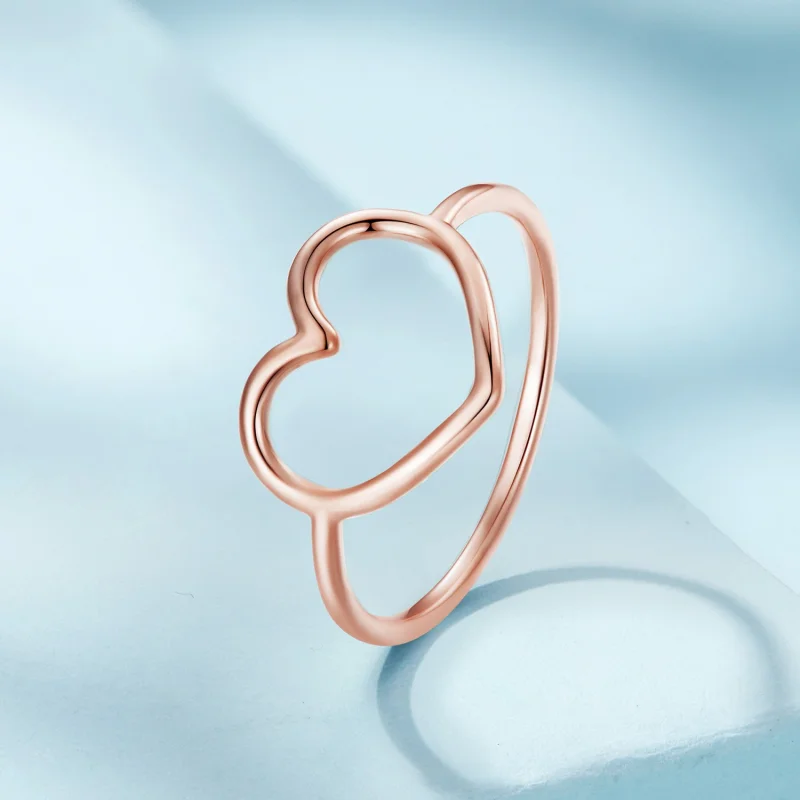 (Bild für) Pandora Style Herzring aus Roségold - SCR641-C - Ansicht 2