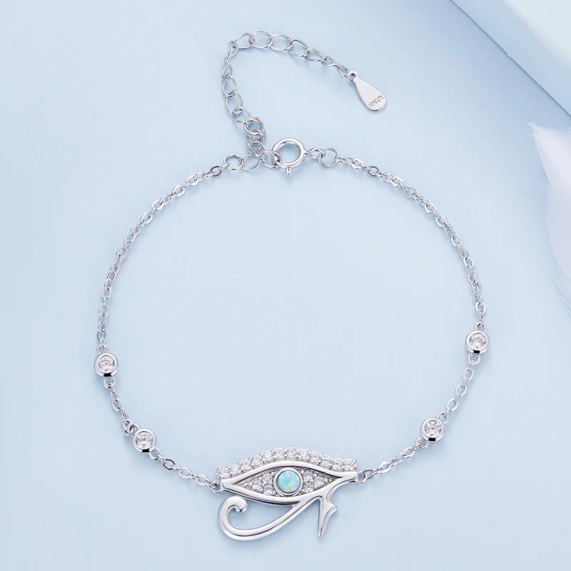 (Bild für) Pandora Style Horus-Augen-Kettenarmband - BSB114 - Ansicht 2