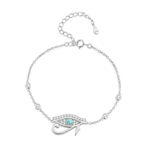 (Bild für) Pandora Style Horus-Augen-Kettenarmband - BSB114