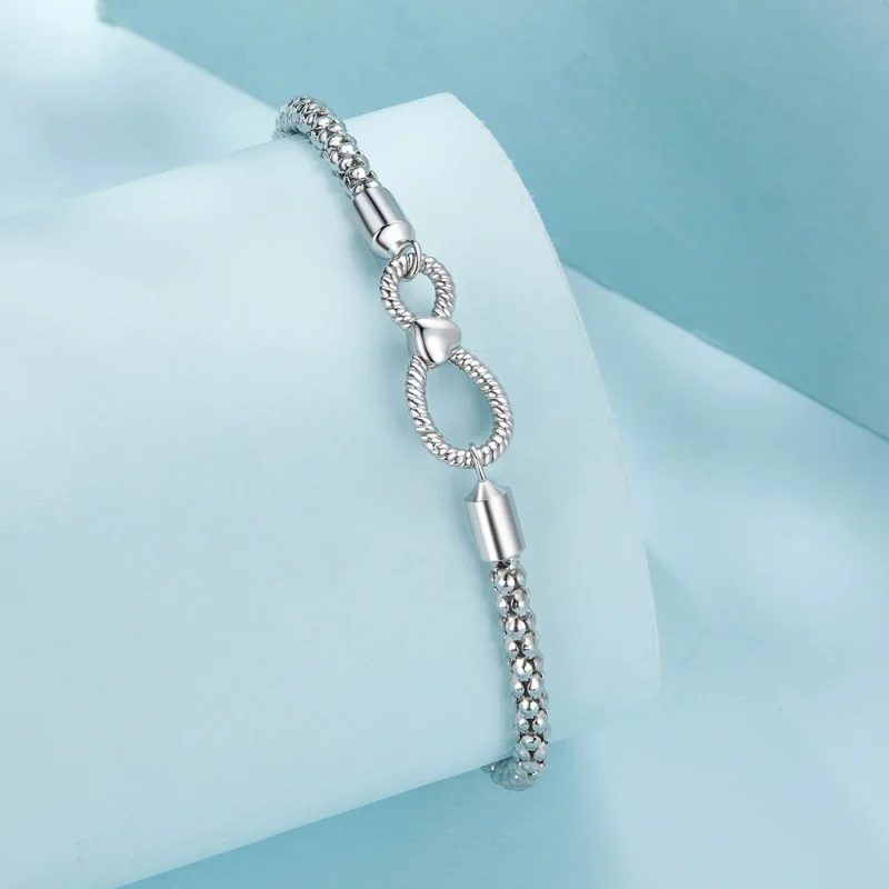 (Bild für) Pandora Style Infinity Basic Chain Armband - SCB260 - Ansicht 2