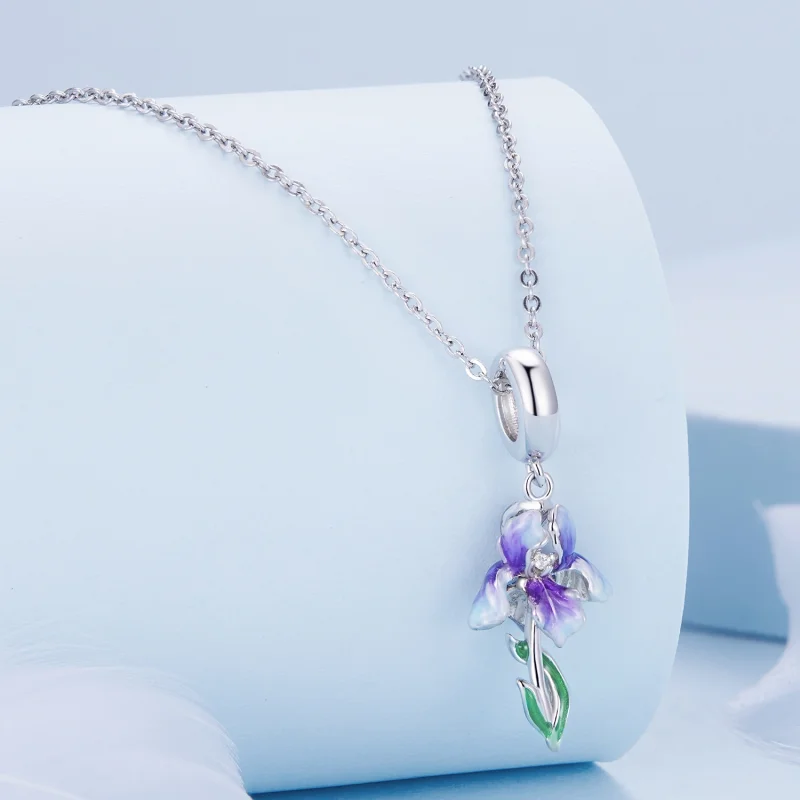 (Bild für) Pandora Style Iris Anhänger - BSC815 - Ansicht 2