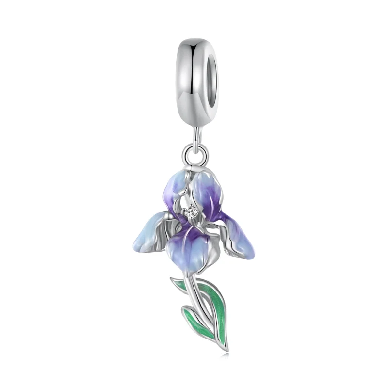 (Bild für) Pandora Style Iris Anhänger - BSC815 - Ansicht 6