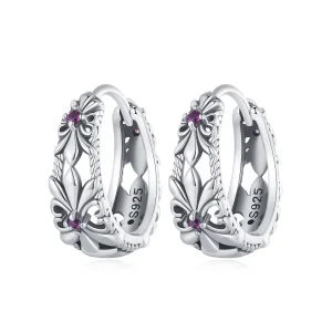 (Bild für) Pandora Style Iris Vintage Reifenohrringe - SCE1649
