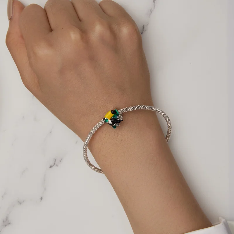 (Bild für) Pandora Style Jungle-Tukan-Anhänger - SCC2520 - Ansicht 6