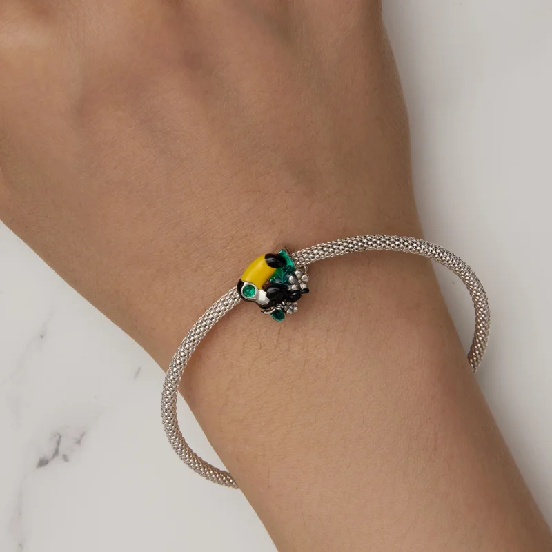 (Bild für) Pandora Style Jungle-Tukan-Anhänger - SCC2520 - Ansicht 7