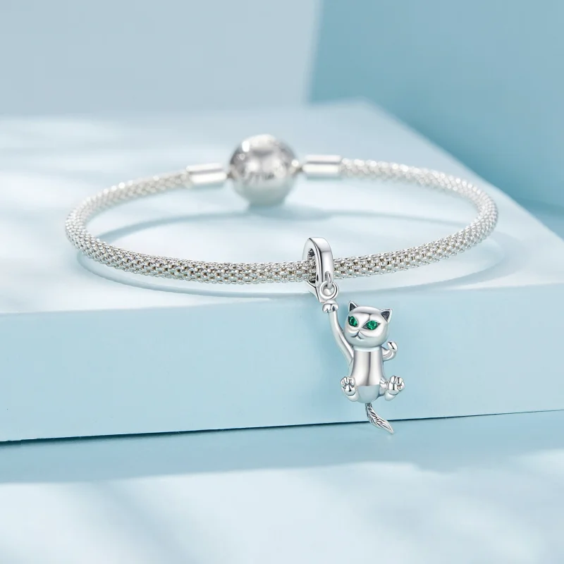 (Bild für) Pandora Style Katzen-Anhänger - SCC2572 - Ansicht 4
