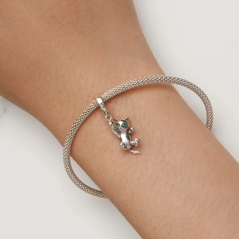 (Bild für) Pandora Style Katzen-Anhänger - SCC2572 - Ansicht 8