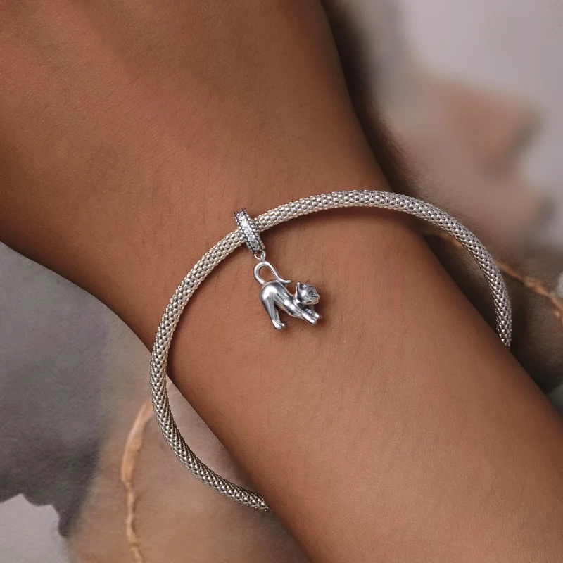 (Bild für) Pandora Style Katzen-Anhänger - SCC2595 - Ansicht 7