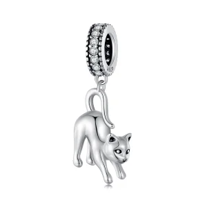 (Bild für) Pandora Style Katzen-Anhänger - SCC2595