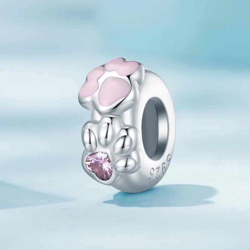 (Bild für) Pandora Style Katzenkralle Silikon Abstandshalter - SCC2515 - Ansicht 2