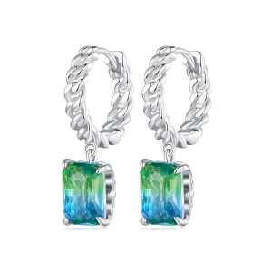 (Bild für) Pandora Style Ketten-Reifohrringe - BSE887