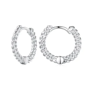 (Bild für) Pandora Style Ketten-Reifohrringe - BSE906