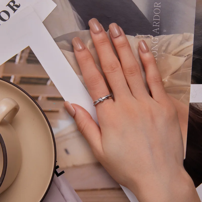 (Bild für) Pandora Style Knot Ring - SCR896 - Ansicht 5
