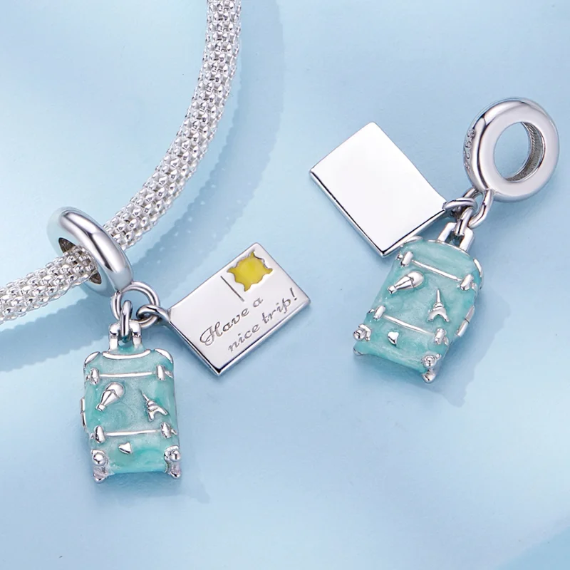 (Bild für) Pandora Style Koffer-Anhänger - SCC2480 - Ansicht 4