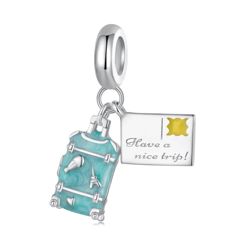 (Bild für) Pandora Style Koffer-Anhänger - SCC2480 - Ansicht 7