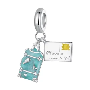 (Bild für) Pandora Style Koffer-Anhänger - SCC2480