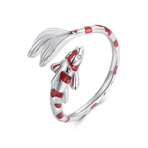 (Bild für) Pandora Style Koi Open Ring - BSR474-E