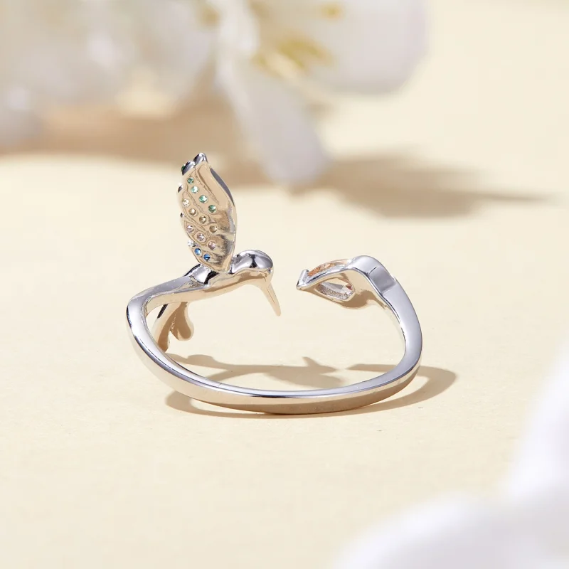 (Bild für) Pandora Style Kolibri offener Ring - BSR391 - Ansicht 4