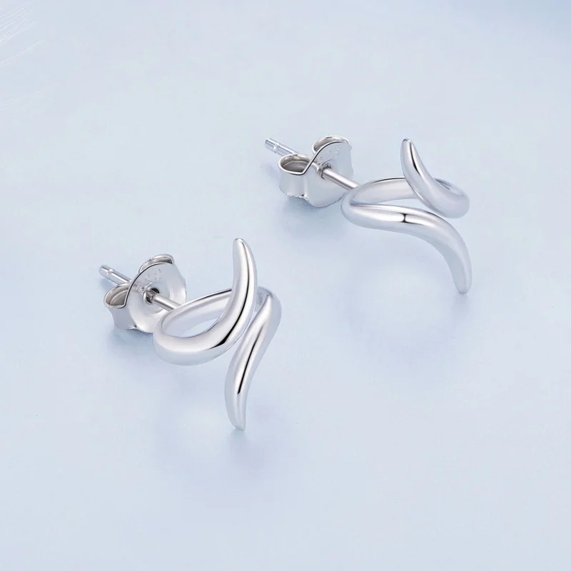 (Bild für) Pandora Style Kopfhörer Stecker Ohrringe - BSE903 - Ansicht 3