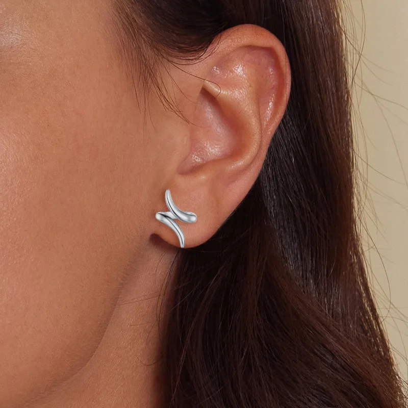 (Bild für) Pandora Style Kopfhörer Stecker Ohrringe - BSE903 - Ansicht 6