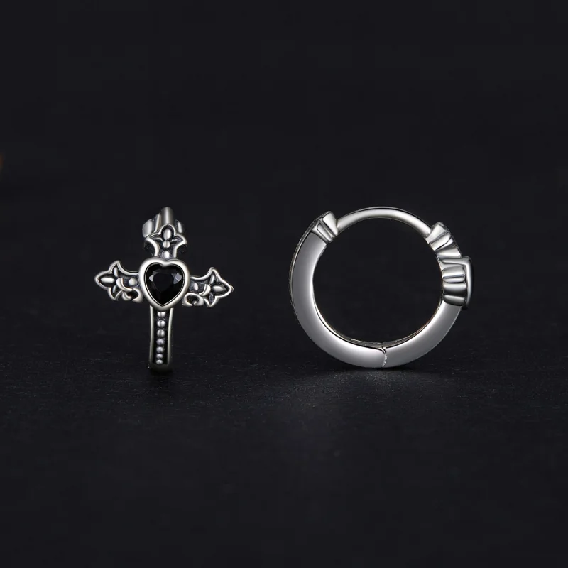 (Bild für) Pandora Style Kreuz-Ohrringe - SCE1642 - Ansicht 2