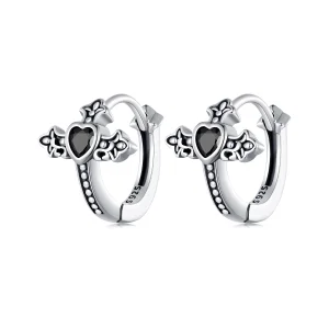 (Bild für) Pandora Style Kreuz-Ohrringe - SCE1642