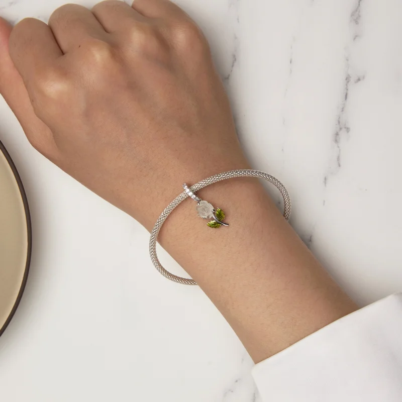 (Bild für) Pandora Style Kristallrose-Anhänger - BSC824-BU - Ansicht 7