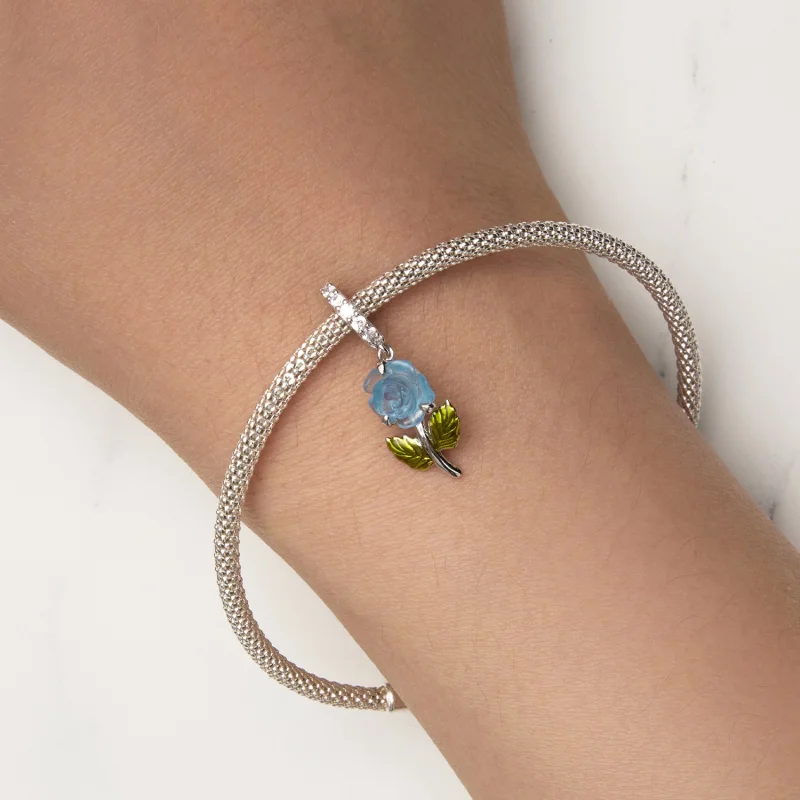 (Bild für) Pandora Style Kristallrose-Anhänger - BSC824-BU - Ansicht 9