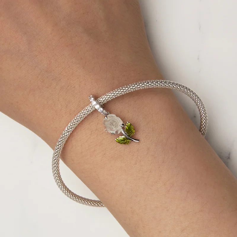 (Bild für) Pandora Style Kristallrose-Anhänger - BSC824-BU - Ansicht 10